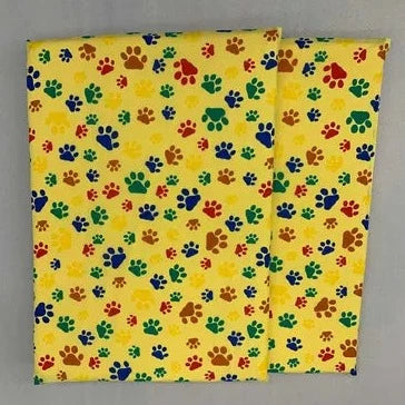 Caminha para Cachorro de Capa Dupla Amarelo